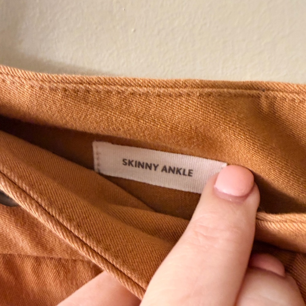 Loft Tan Skinny Ankle Sailor Trousers Size 8 - Picture 6 of 13